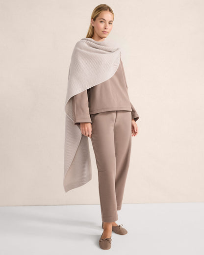LUXE FLEECE BARREL-LEG PANTS | Talbots