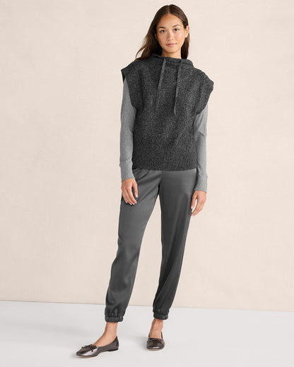 WASHABLE SILK DRAWSTRING CARGO JOGGERS | Talbots