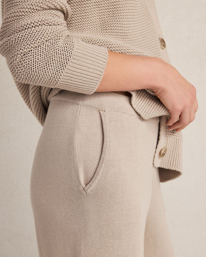 ORGANIC COTTON WIDE LEG PANTS | Talbots