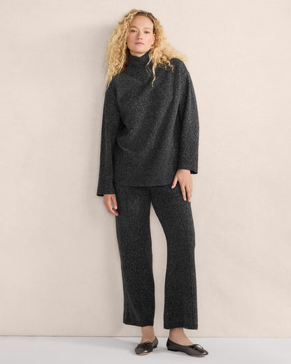 ORGANIC COTTON PINTUCK WIDE LEG PANTS | Talbots