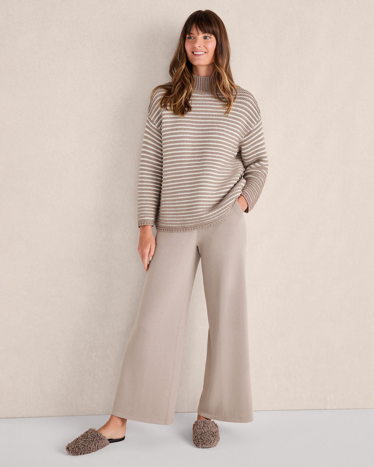 OTTOMAN STITCH SWEATER | Talbots