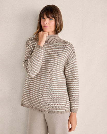 OTTOMAN STITCH SWEATER | Talbots