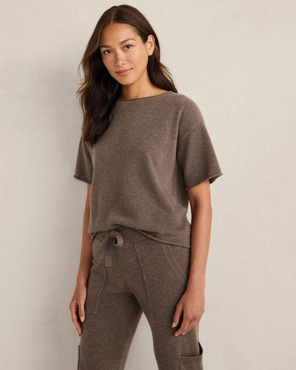 CASHMERE CREWNECK TEE | Talbots