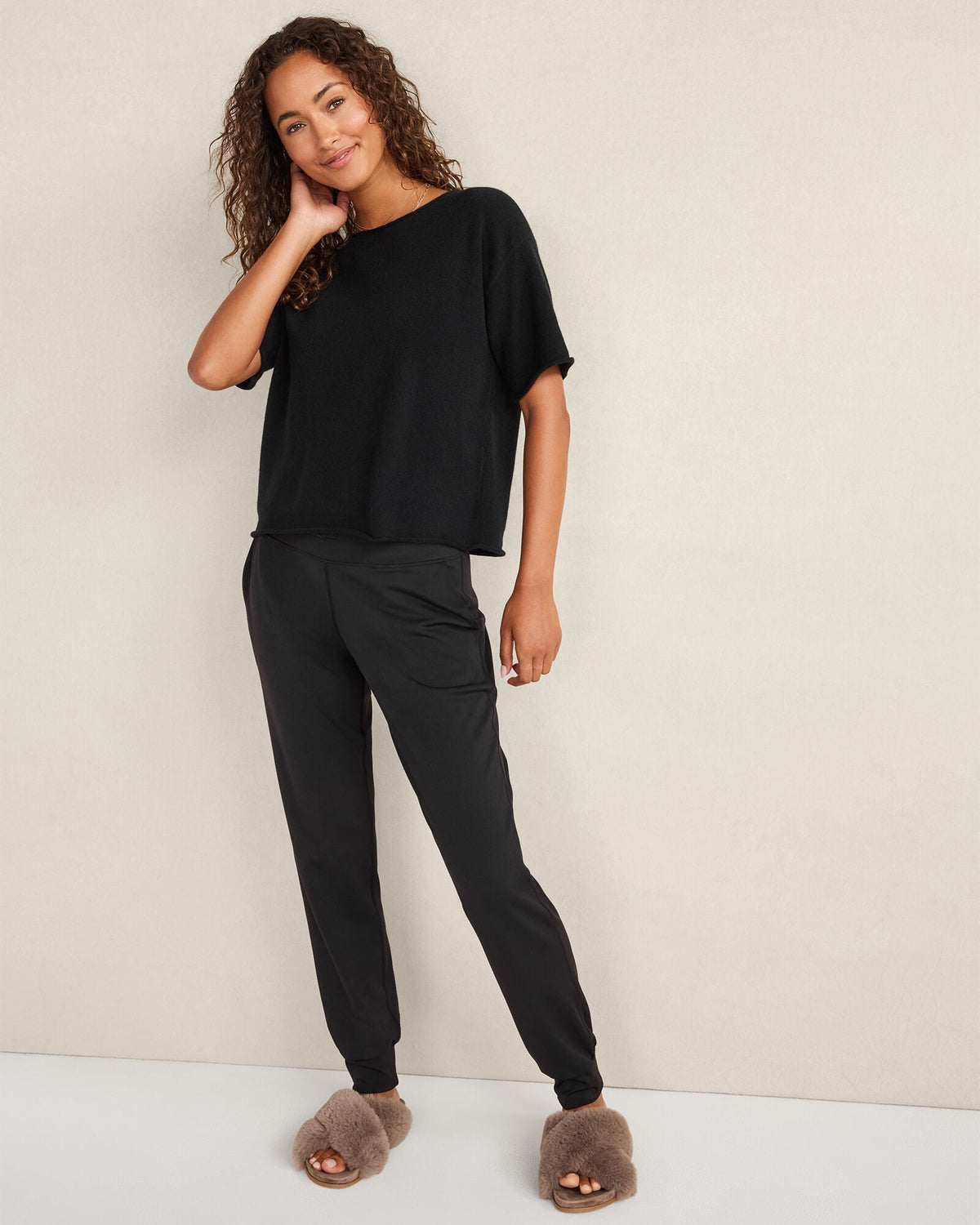 CASHMERE CREWNECK TEE | Talbots