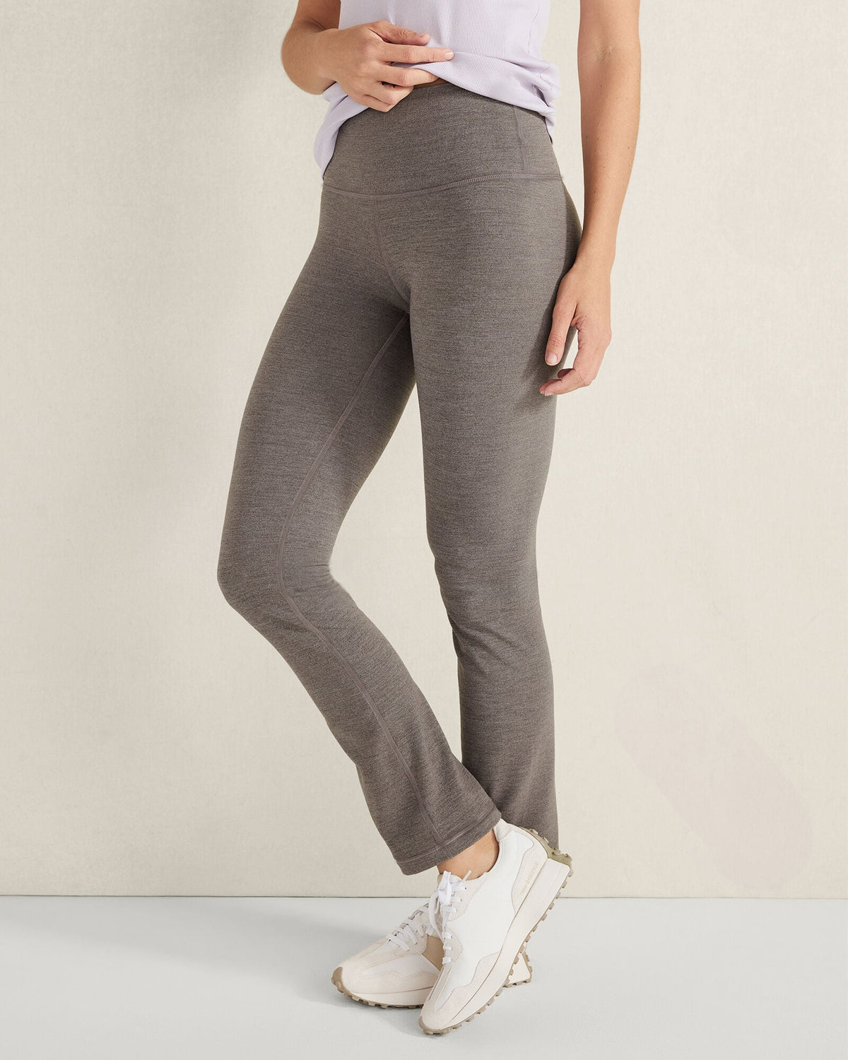 BALANCE STRAIGHT LEG HEATHER PANTS | Talbots