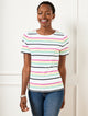 WHITE/PINK MULTI