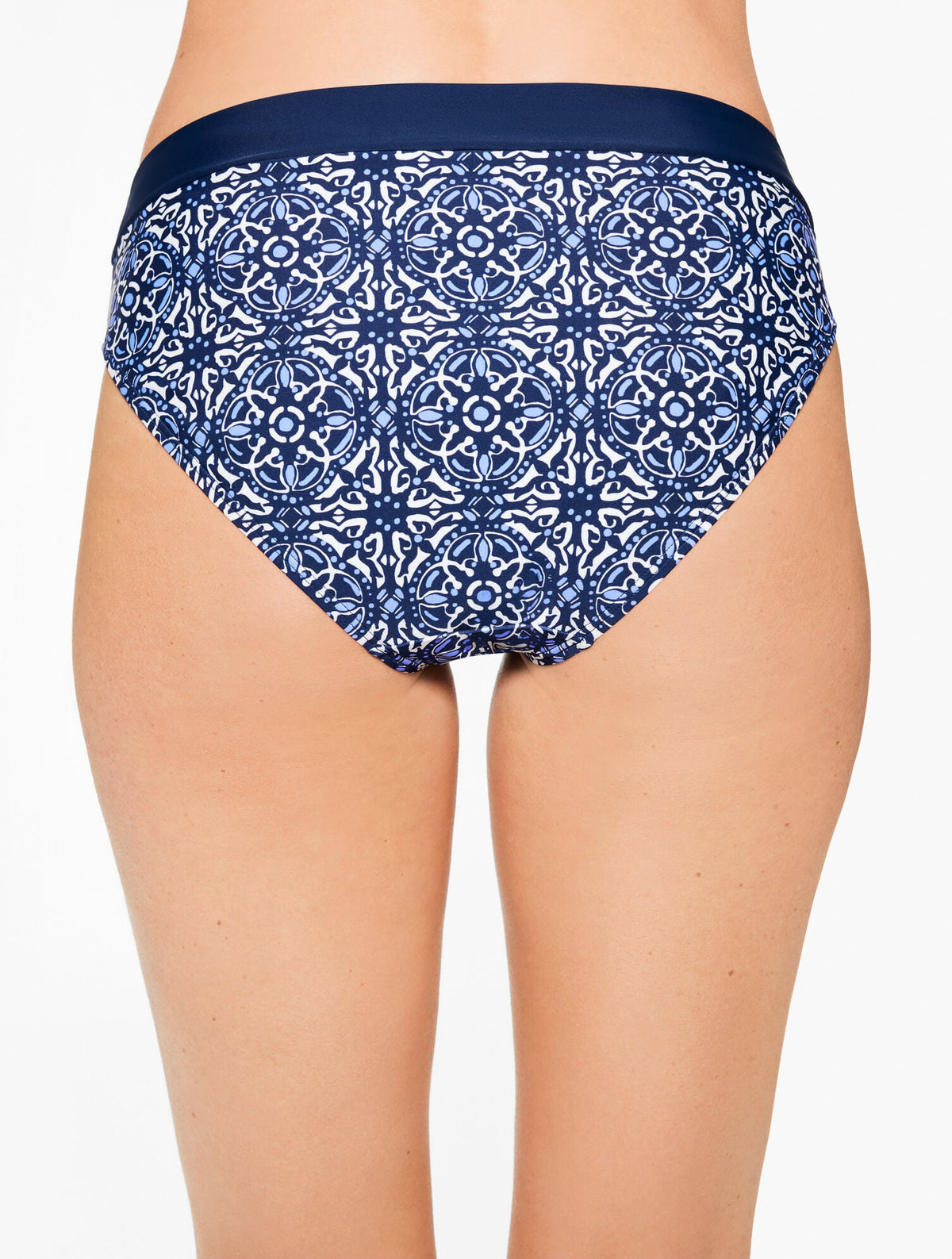 AQUA CLUB HIGH WAIST SWIM BOTTOM - IBIZA TILE | Talbots