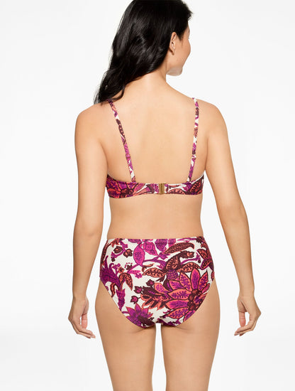 AQUA CLUB BANDEAU BIKINI TOP - BALI BLOOMS | Talbots