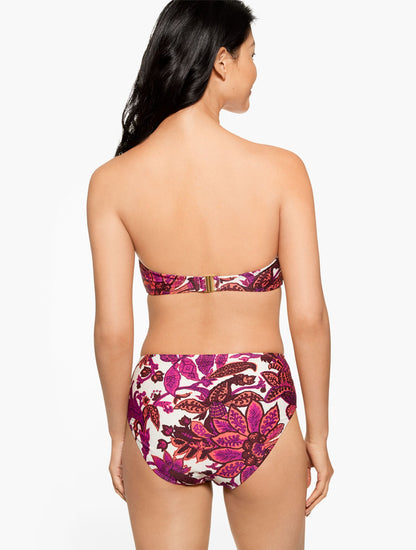 AQUA CLUB BANDEAU BIKINI TOP - BALI BLOOMS | Talbots