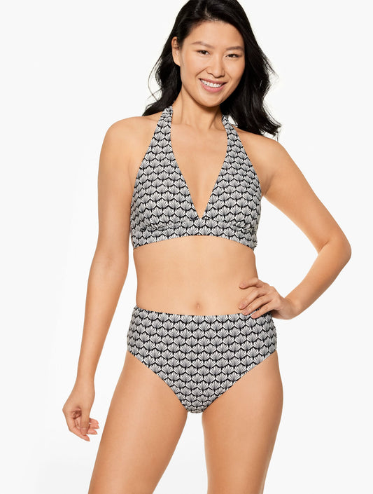 AQUA CLUB HALTER BIKINI TOP - FIJI SHELL | Talbots