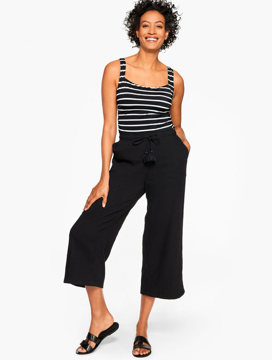 AQUA CLUB GAUZE PANT COVER-UP | Talbots