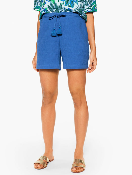 AQUA CLUB GAUZE SHORT COVER-UP | Talbots