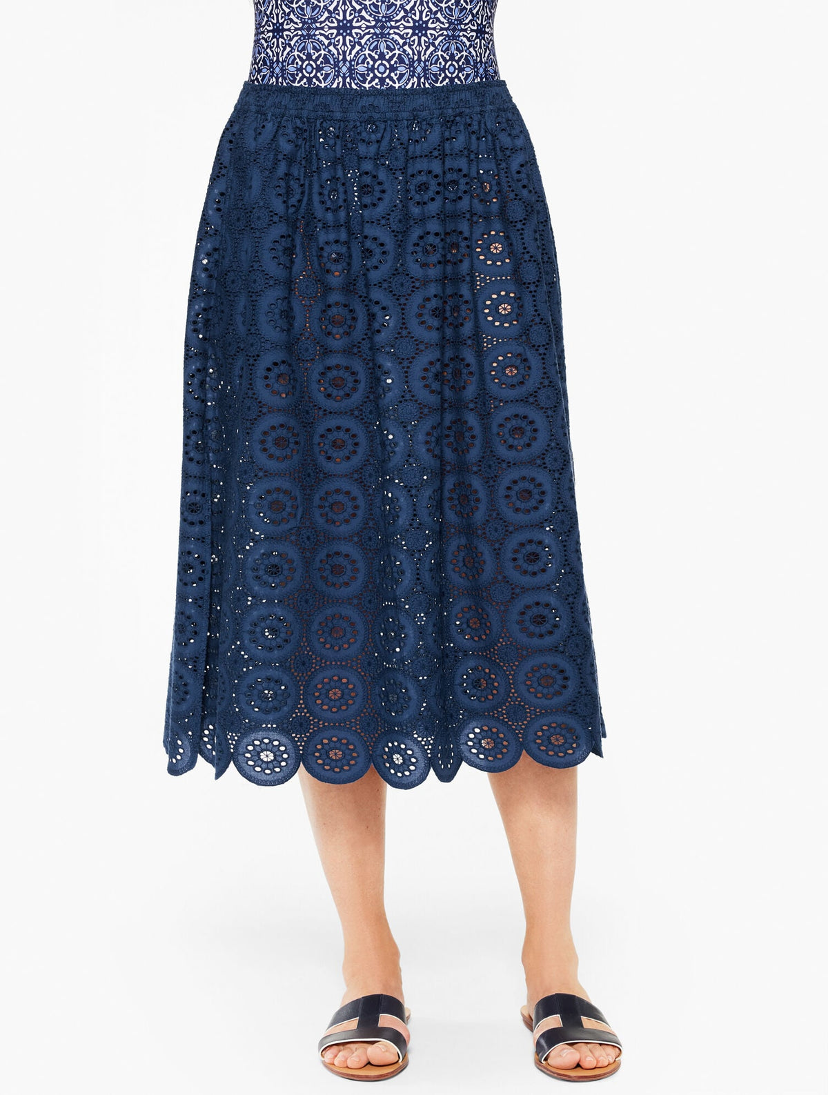 AQUA CLUB EYELET SKIRT COVER-UP | Talbots