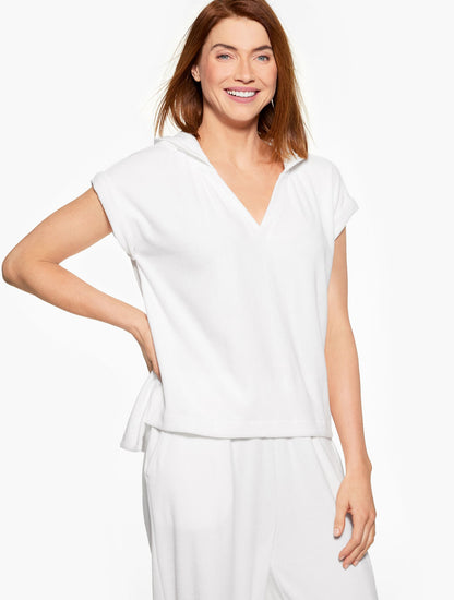 AQUA CLUB TERRY HOODED COVER-UP | Talbots