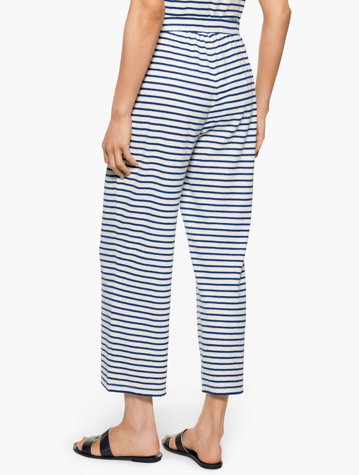 AQUA CLUB TERRY PANT COVER-UP - STRIPE | Talbots