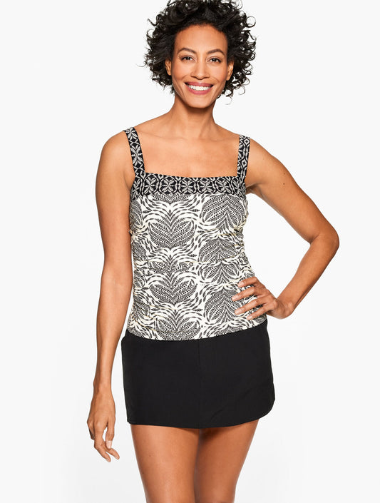 SUN OCEAN SAND SQUARE NECK TANKINI - SEDONA | Talbots