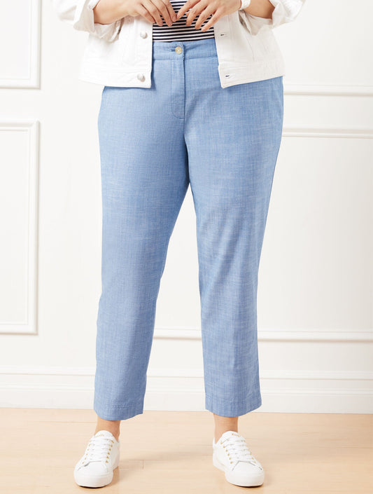 PERFECT CROPS - NEWPORT CHAMBRAY | Talbots