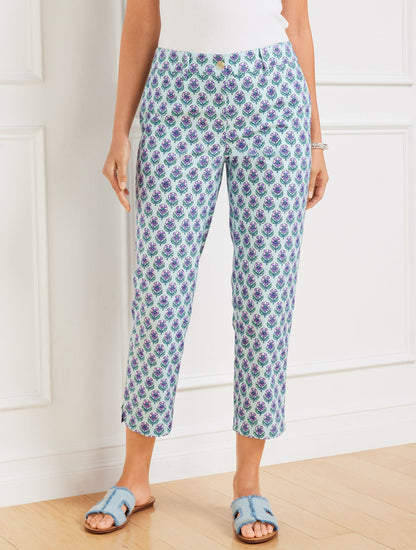 PERFECT CROPS - WOODBLOCK BUD | Talbots