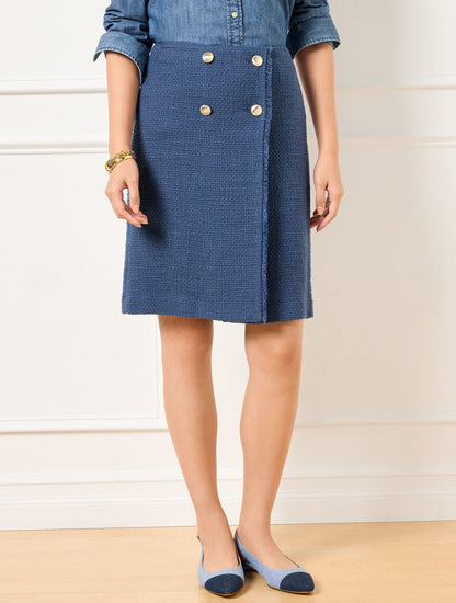 AMHERST TWEED A-LINE SKIRT | Talbots