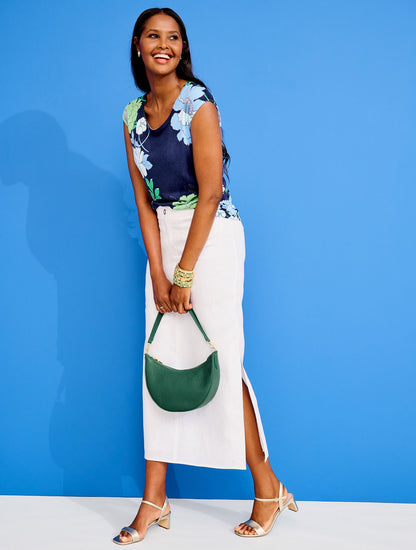 CLASSIC LINEN TROUSER SKIRT | Talbots