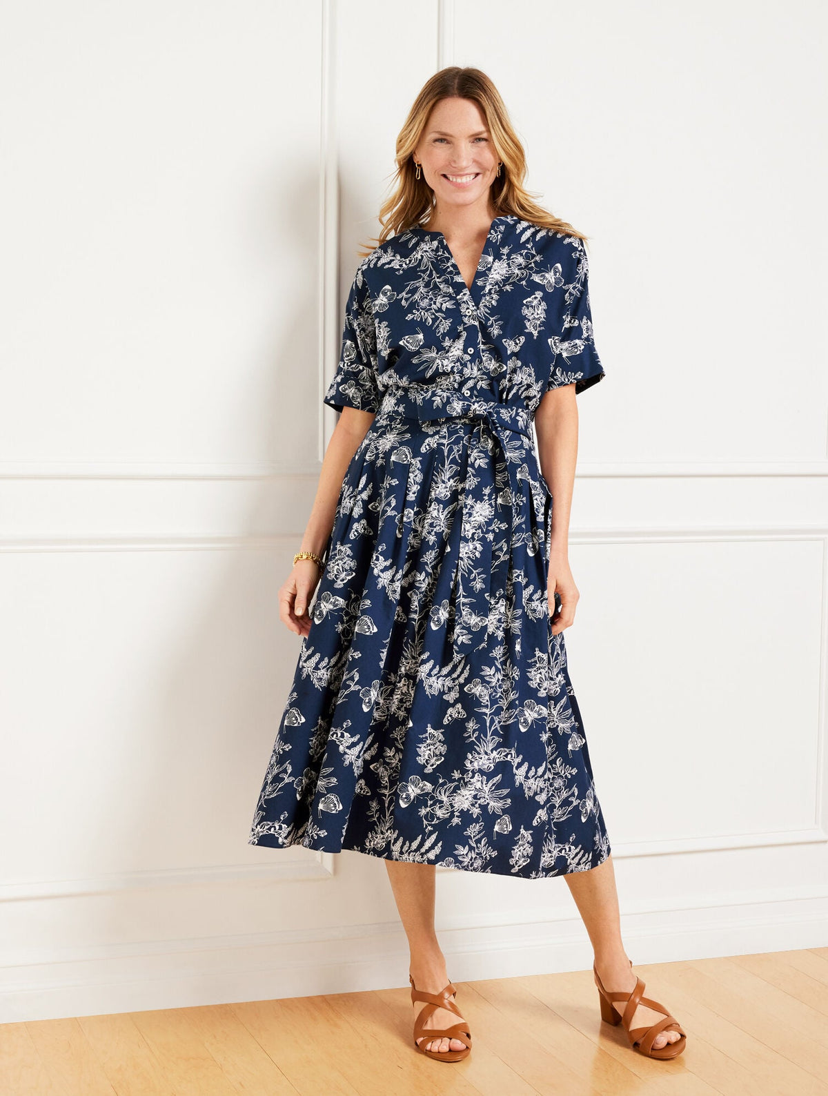 PIPER PLEATED SKIRT - PENCIL BUTTERFLY | Talbots