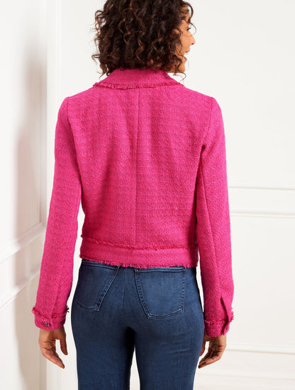 TWEED DOUBLE BREASTED BLAZER | Talbots