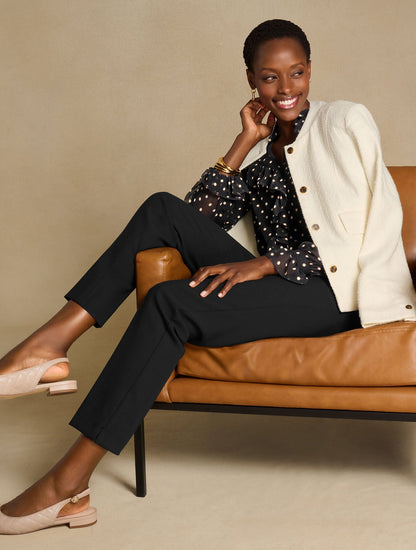 SWING BACK BOMBER JACKET | Talbots