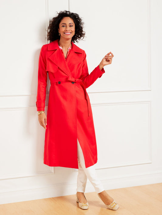 BELTED TRENCH COAT | Talbots