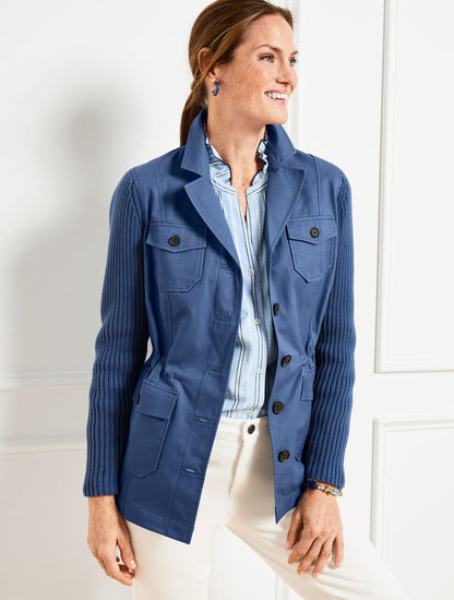 SWEATER SLEEVE JACKET | Talbots