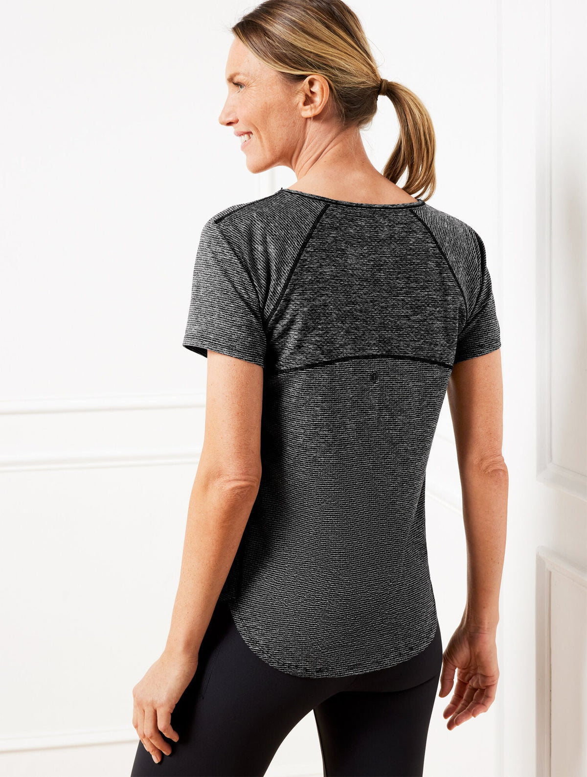 ACTIVE STRETCH JERSEY SHORT SLEEVE TEE | Talbots