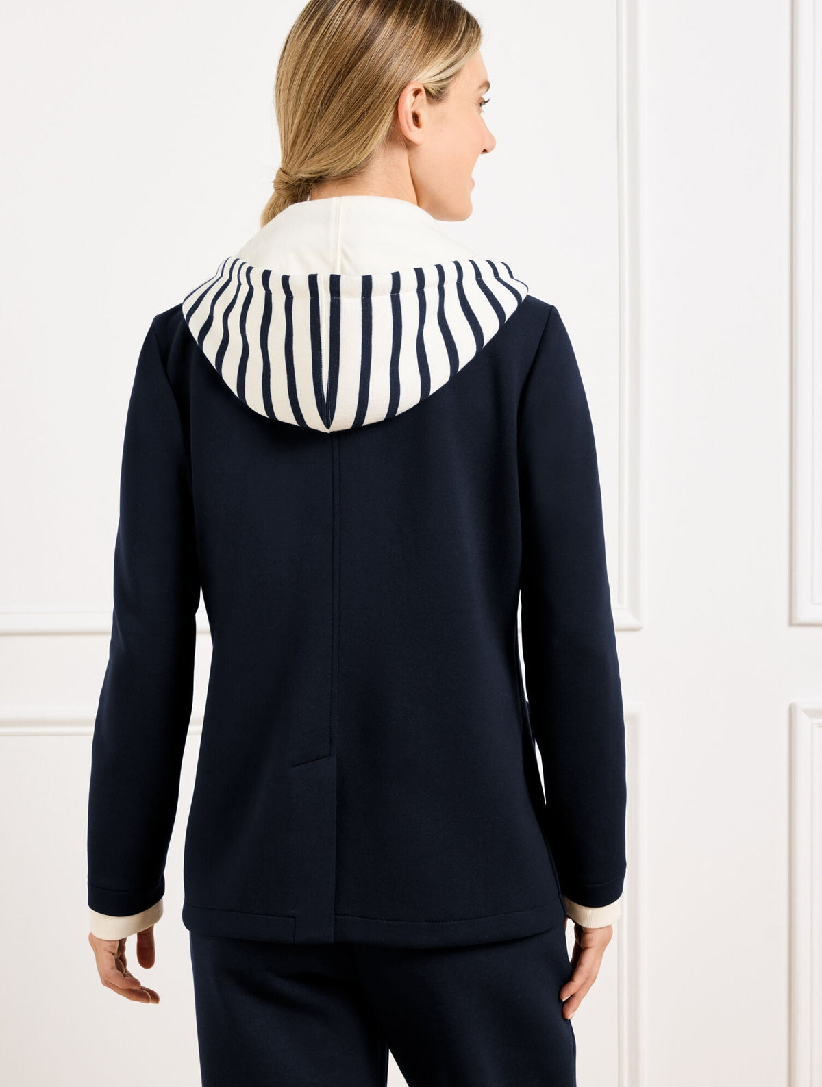 AIRKNIT STRETCH FULL ZIP BLAZER | Talbots