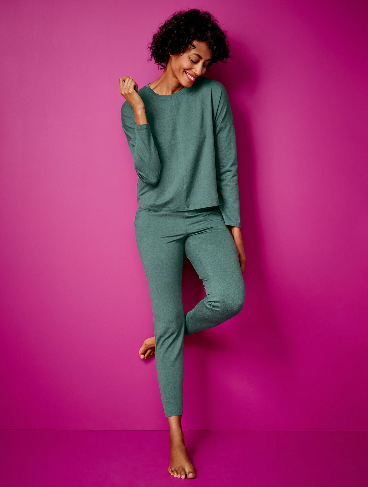 BUTTERY SOFT EASY KNIT CREWNECK TEE | Talbots