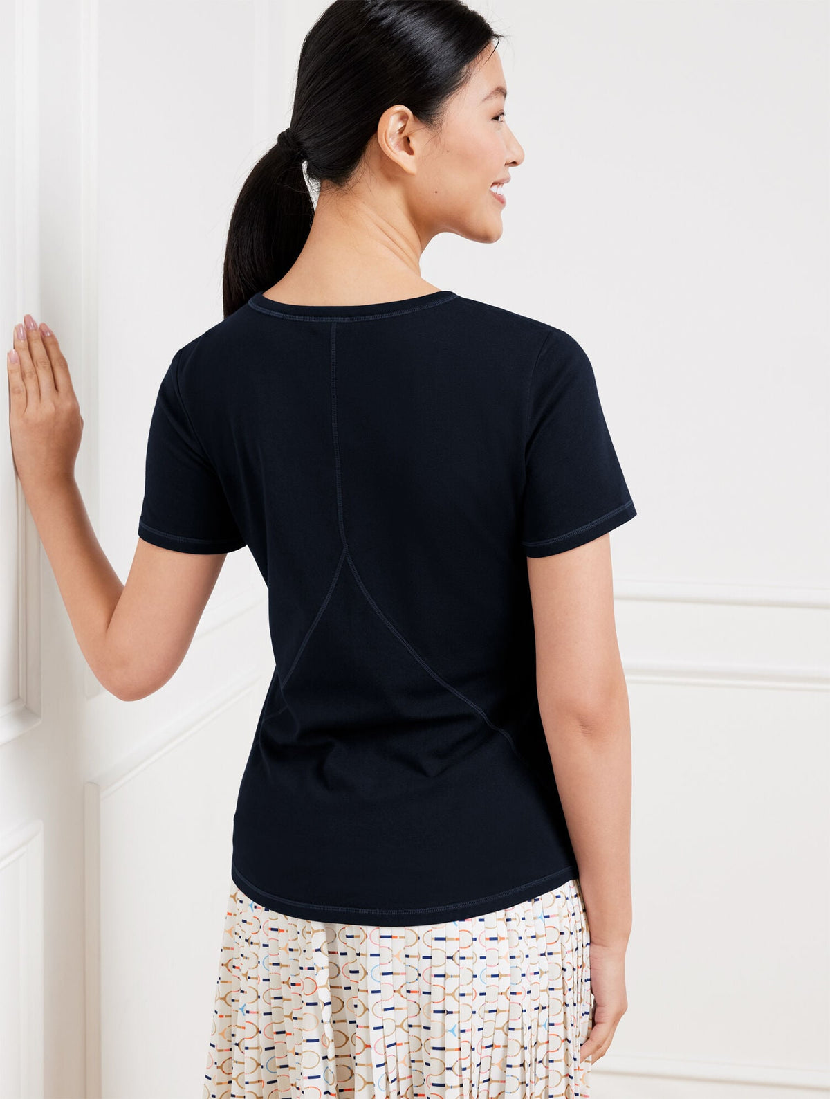 SUPERSOFT JERSEY SHORT SLEEVE TEE | Talbots