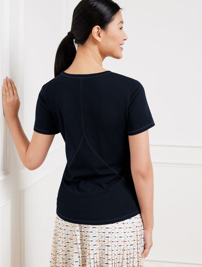SUPERSOFT JERSEY SHORT SLEEVE TEE | Talbots
