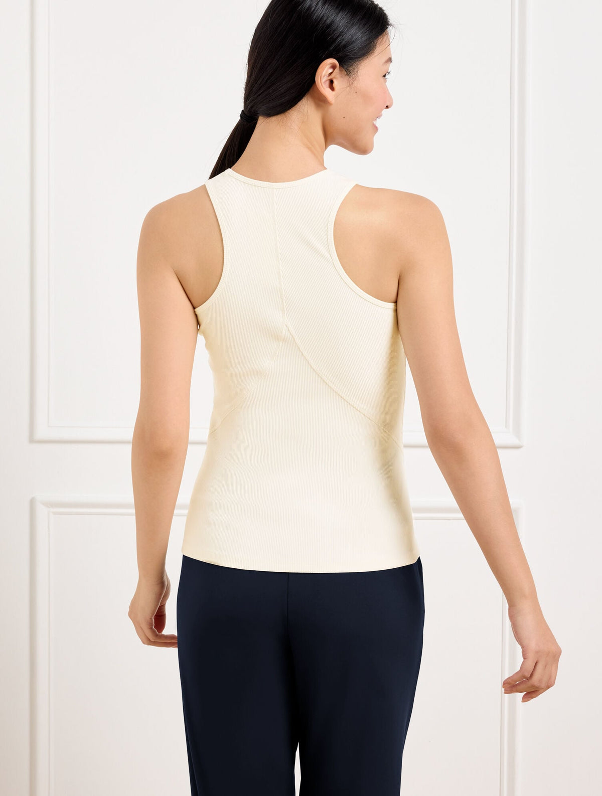 CONTOUR STRETCH RIBBED TANK | Talbots