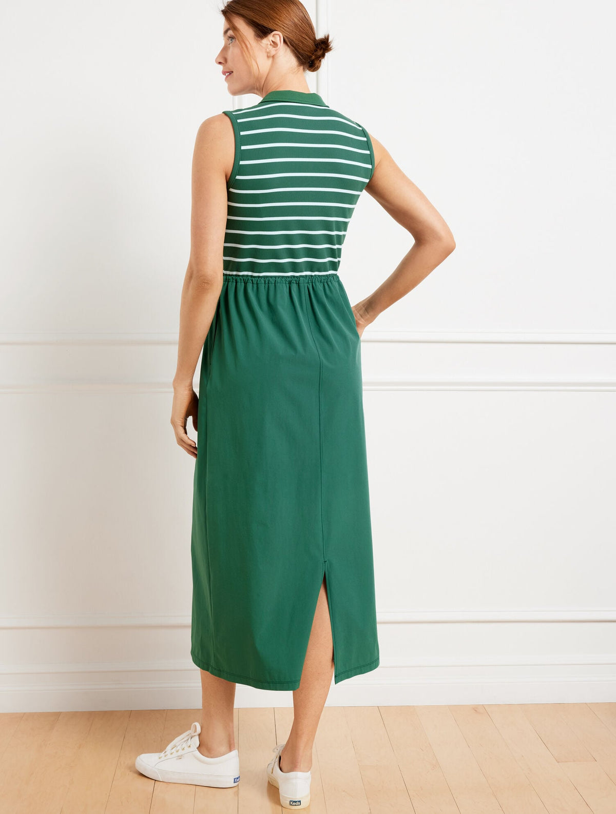 MIXED MEDIA POLO DRESS | Talbots