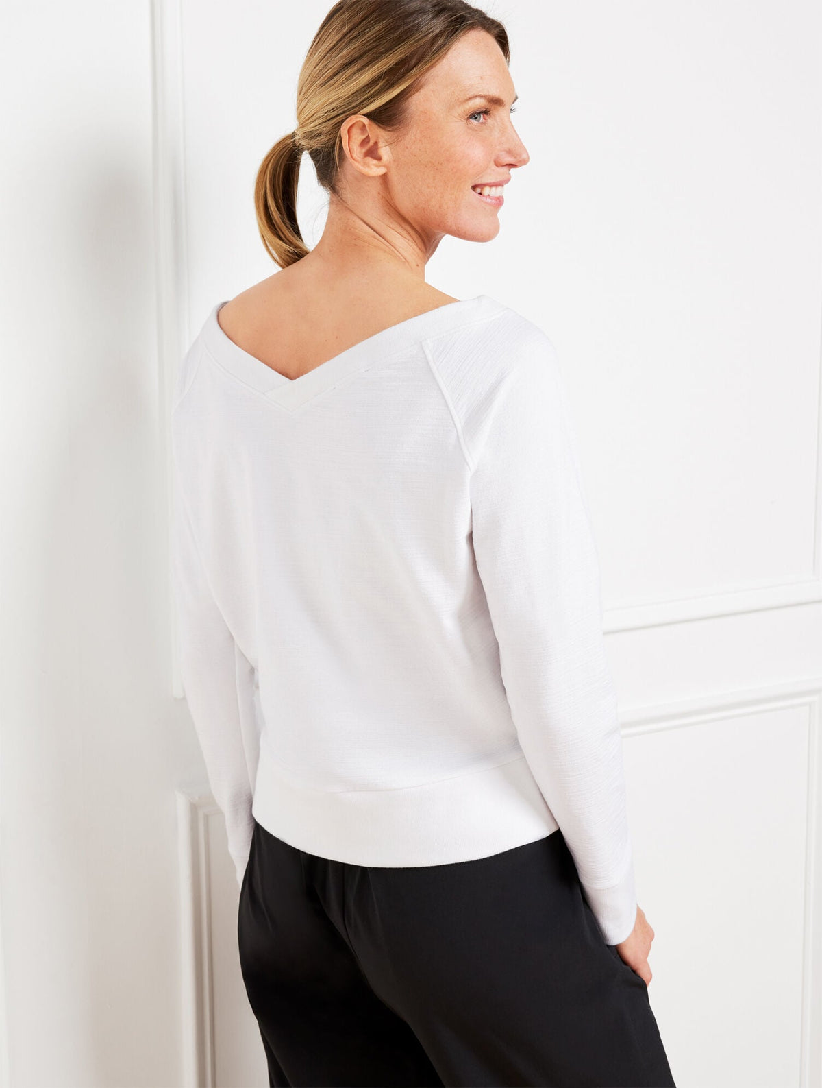 COZY CRUSH TWO-WAY PULLOVER | Talbots