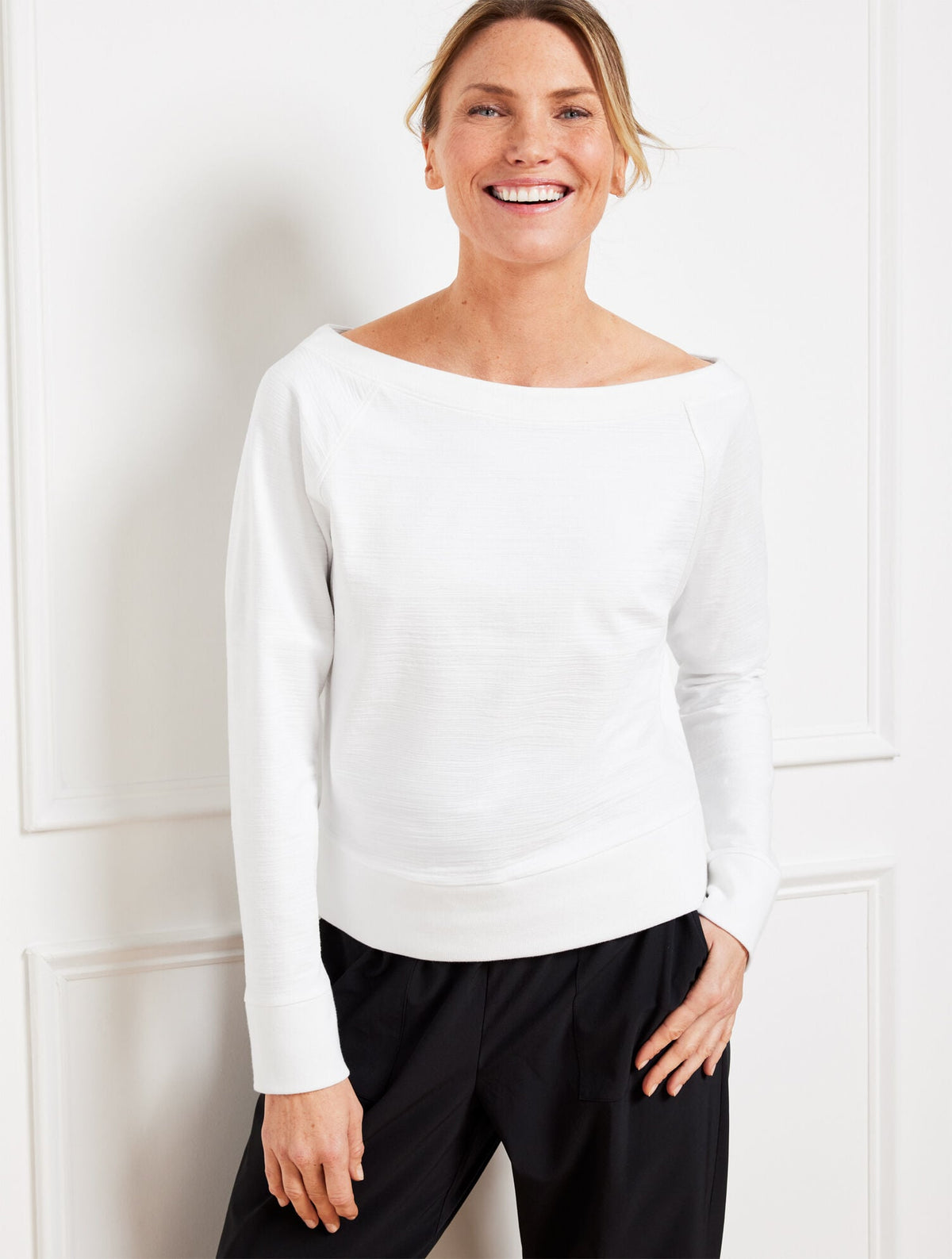 COZY CRUSH TWO-WAY PULLOVER | Talbots