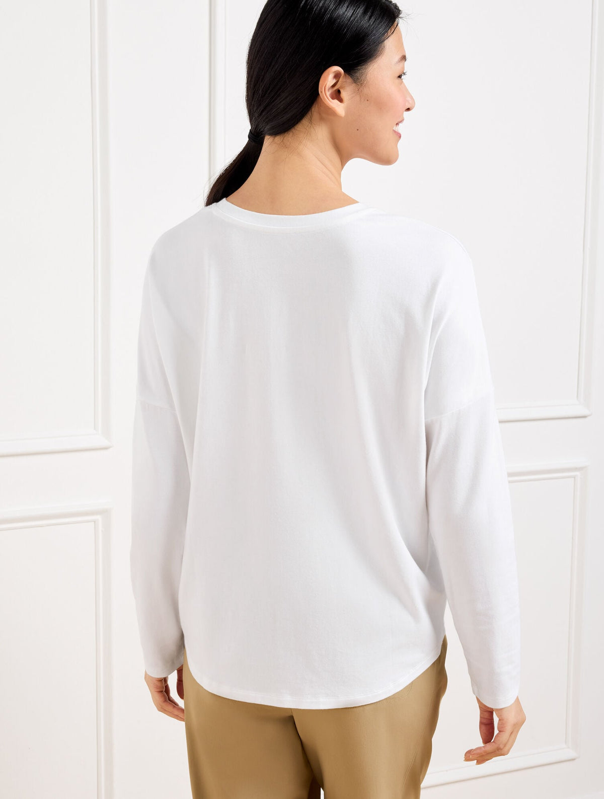 SUPERSOFT JERSEY BOXY TEE | Talbots