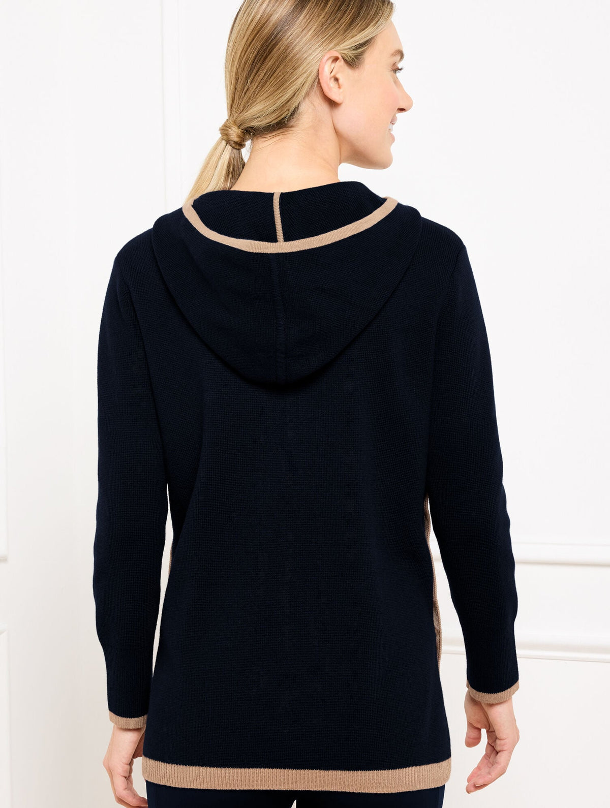HALF-ZIP HOODED SWEATER | Talbots