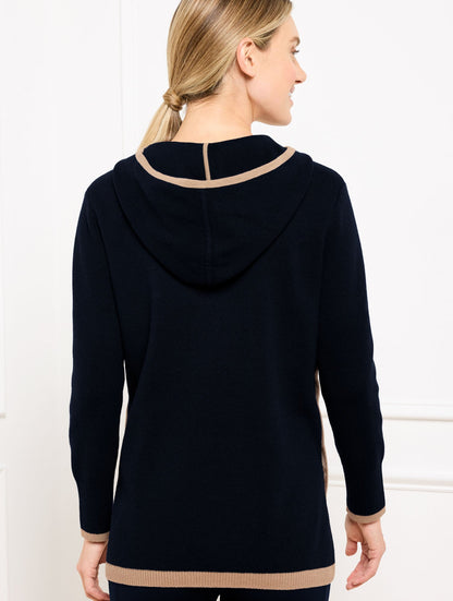HALF-ZIP HOODED SWEATER | Talbots