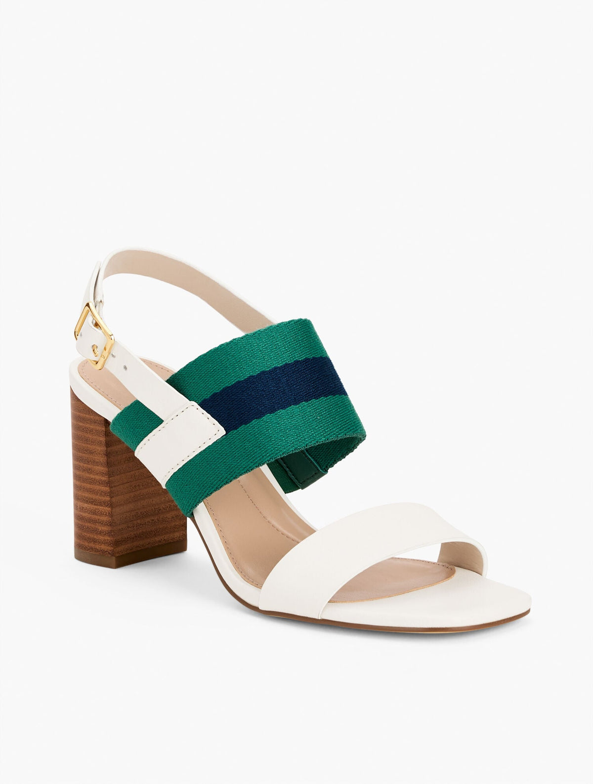 BETTE VACHETTA BLOCK HEEL SANDALS | Talbots