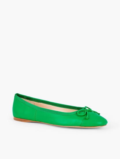 BLAINE SOFT SOLE NAPPA BALLET FLATS | Talbots