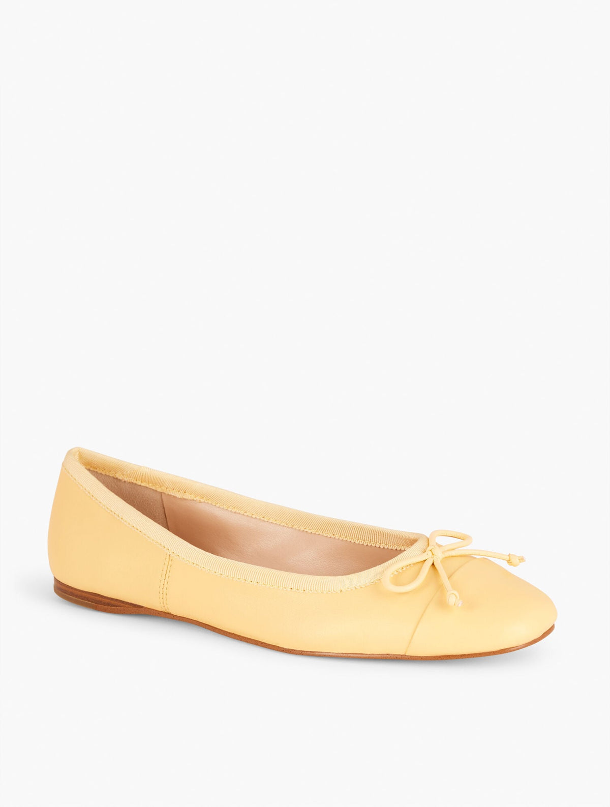 BLAINE SOFT SOLE NAPPA BALLET FLATS | Talbots