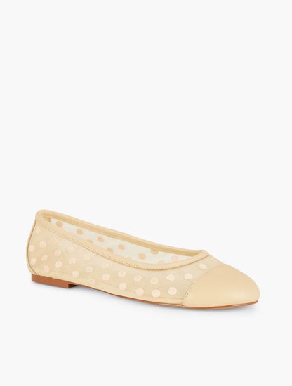 BLAIR MESH DOT BALLET FLATS | Talbots