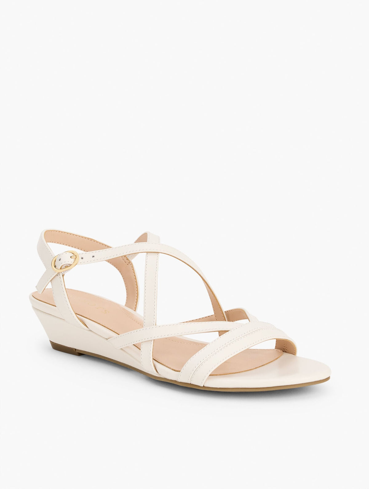 CAPRI NAPPA WEDGE SANDALS | Talbots