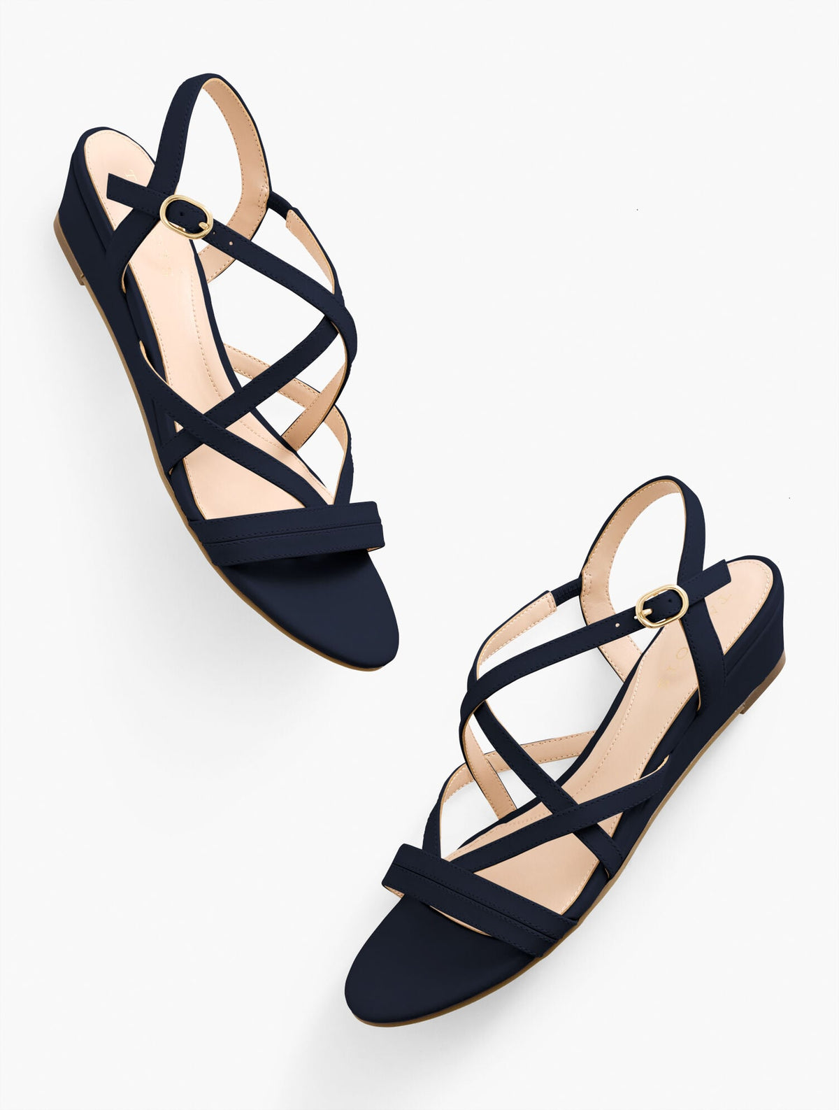 CAPRI NAPPA WEDGE SANDALS | Talbots
