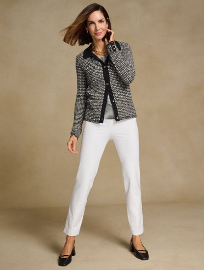 CARLYE BUCKLE BLOCK HEEL PUMPS - SHIMMER RAFFIA | Talbots