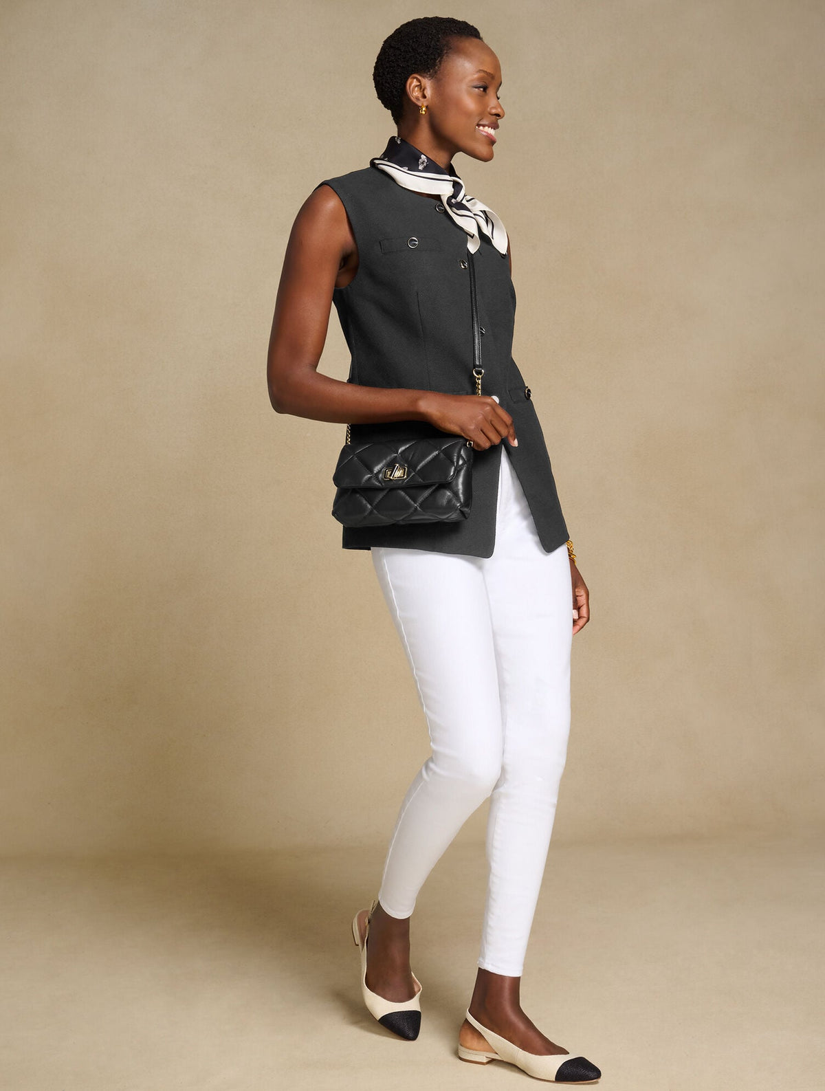 EDISON WOVEN STRAW SLINGBACK FLATS | Talbots