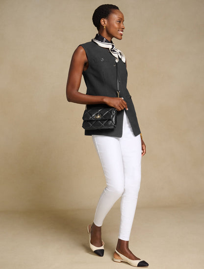 EDISON WOVEN STRAW SLINGBACK FLATS | Talbots